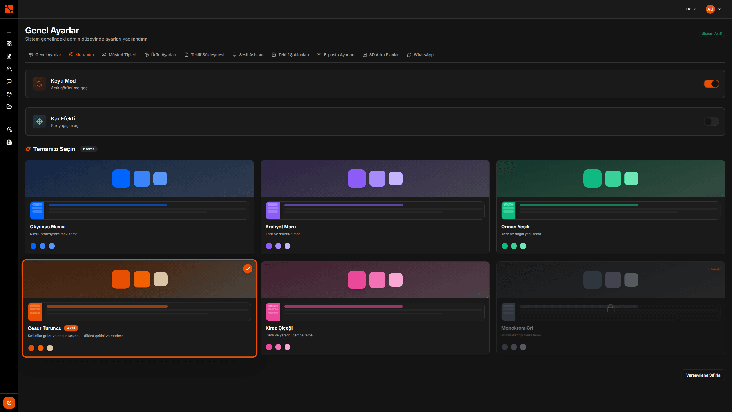 Markanıza Uygun Tema Seçin